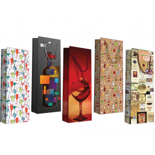 Borse decorate per bottiglie