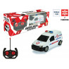 Radiocomando ambulanza con fari LED 7 funzioni scala 1:20