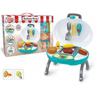 Barbecue con luci e suoni con alimenti e accessori