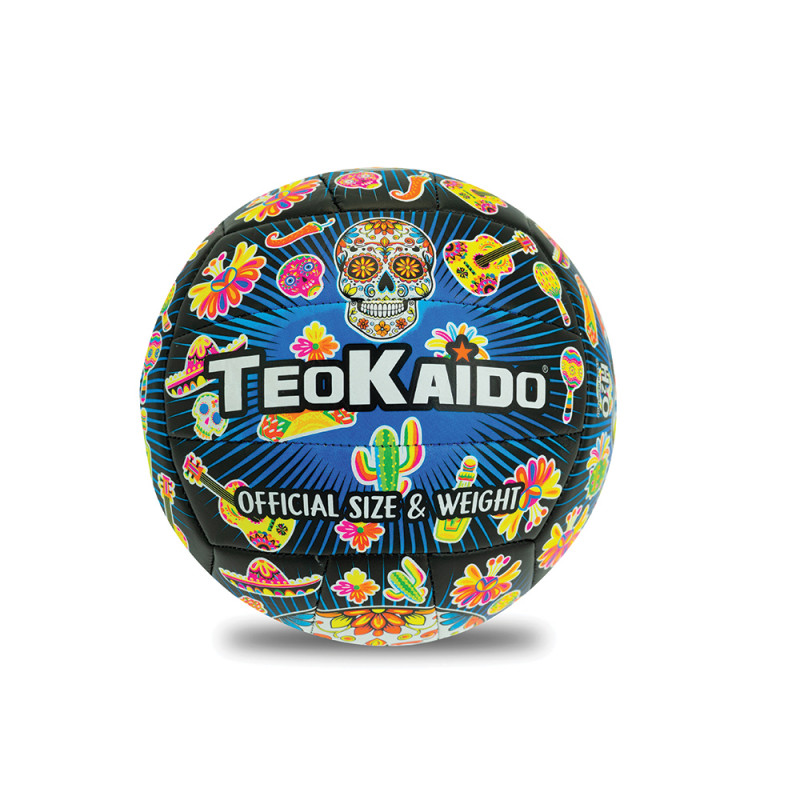 Palla Volley TeoKaido Dia de los Muertos 280 gr in ecopelle cucito