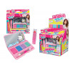 Trousse giocattolo con 4 ombretti e rossetto display 6 pz