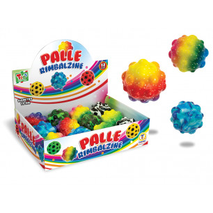 Palla galaxy rimbalzina cm. 7 display 12 pz