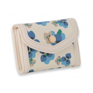 Portafoglio Diana & Co compatto chiusura bottone colori assortiti
