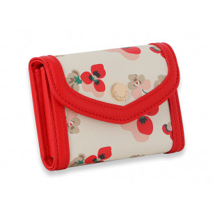 Portafoglio Diana & Co compatto chiusura bottone colori assortiti