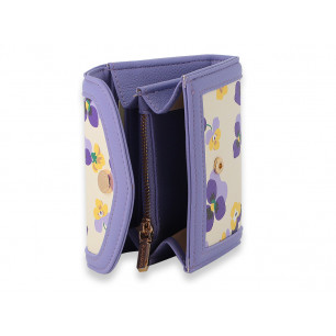 Portafoglio Diana & Co compatto chiusura bottone colori assortiti