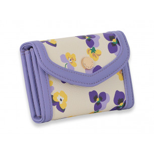 Portafoglio Diana & Co compatto chiusura bottone colori assortiti