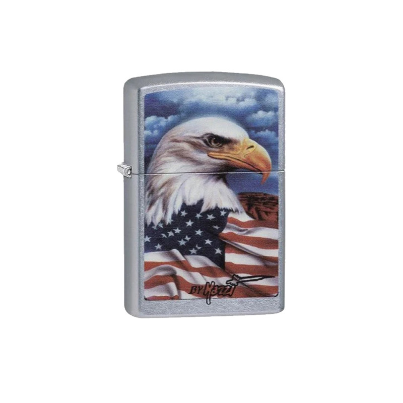 Accendino Zippo Eagle disegno Mazzi