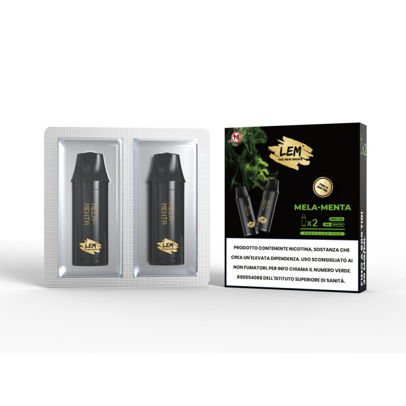 LEM 2 Pod Mela Menta 2 ml   prezzo ad astuccio da 2 pod