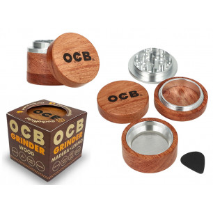 Grinder OCB 4 parti diam 6 cm Wood