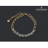 Bracciale Navigare donna catenella dorata mod D