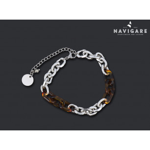 Bracciale Navigare donna catenella decorata mod B