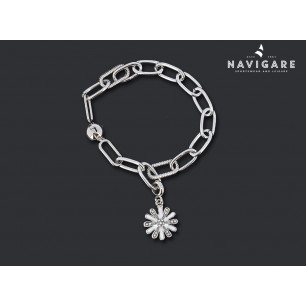 Bracciale Navigare donna catena e ciondoli mod A