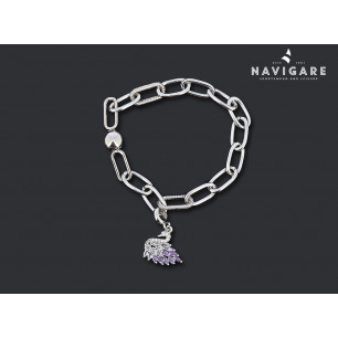 Bracciale Navigare donna catena e ciondoli mod D