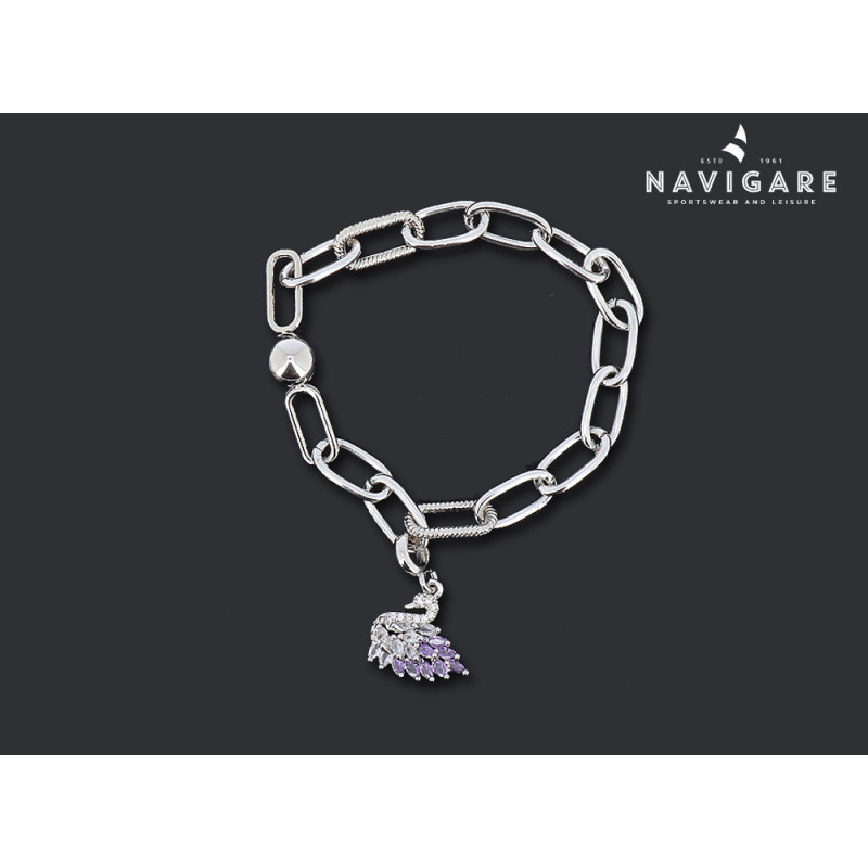 Bracciale Navigare donna catena e ciondoli mod D