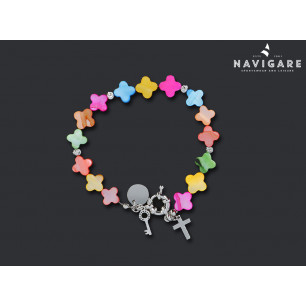 Bracciale Navigare donna a forma fiore