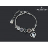 Bracciale Navigare donna Charms con cuori mod B