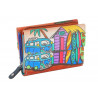 Portafoglio Paint donna con 2 scomparti colori assortiti 