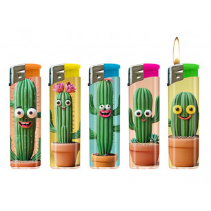 Accendino Atomic piezo Cactus