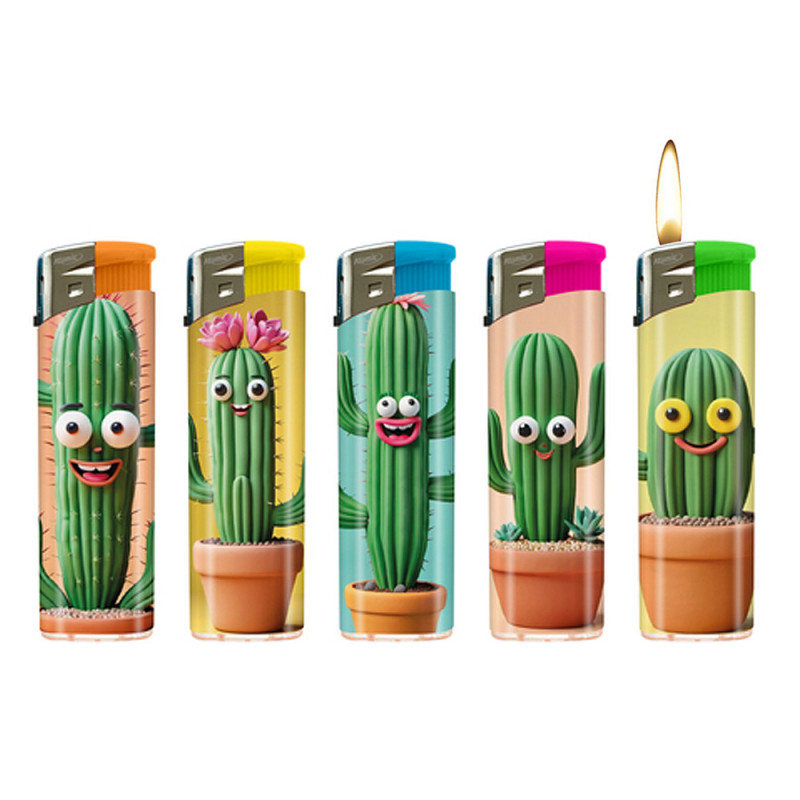 Accendino Atomic piezo Cactus