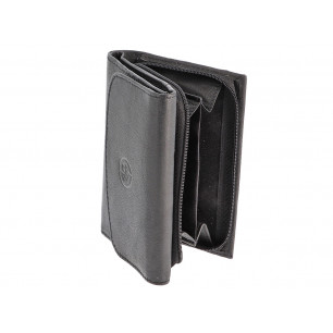 Portafoglio donna DNUP ANNY in pelle nera