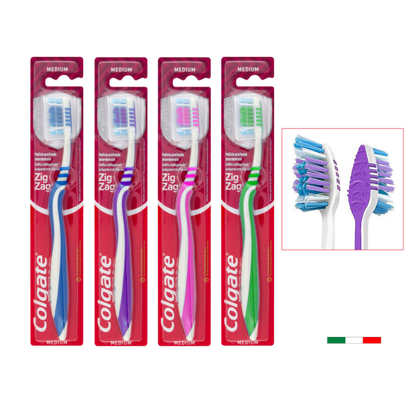 Spazzolino Colgate Zig Zag con coprisetole