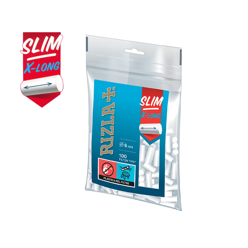 Filtri Rizla 6mm X-Long in busta