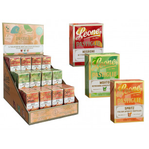 Espositore Pastiglie Leone Cocktail assortiti