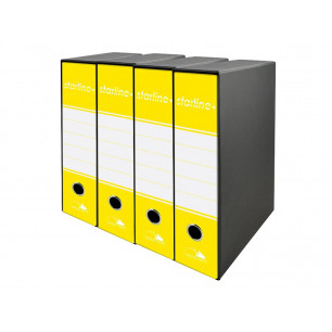 Classificatori ad anelli A4 colore Giallo
