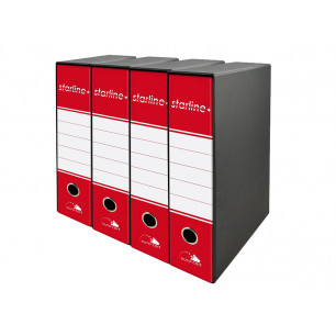 Classificatori ad anelli A4 colore Rosso