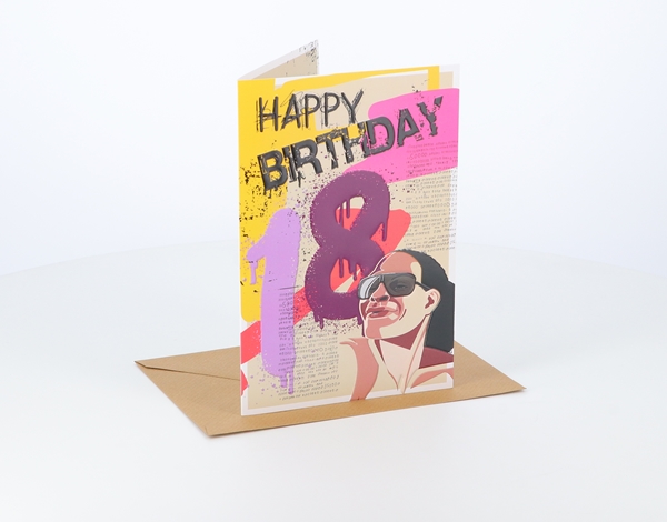 Biglietti Happy Birthday 18 anni